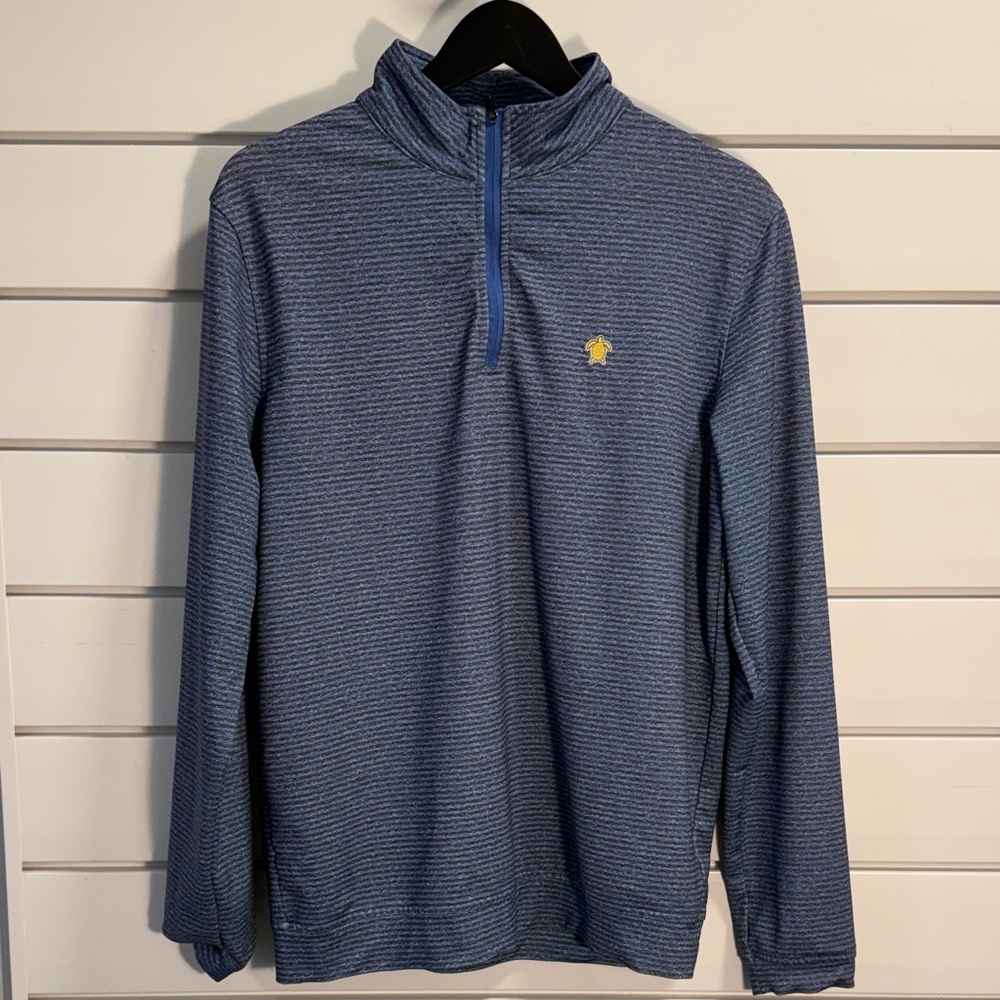 Simply Southern Blue and Gray Striped Shirt